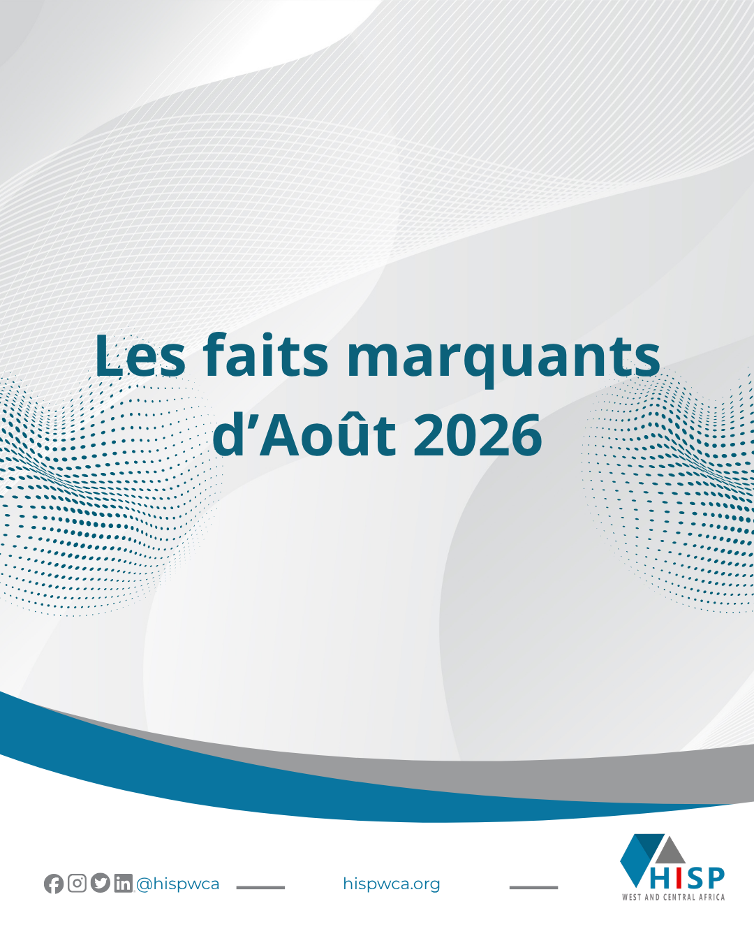 Faits marquants d’Août 2026